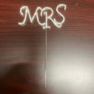 Rhinestone cake topper